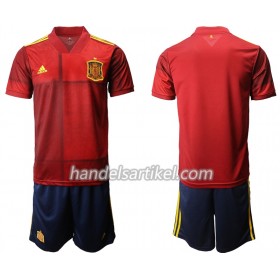 Spanien Kinder Heim Trikotsatz Euro 2020 Kurzarm (+ Kurze Hosen)